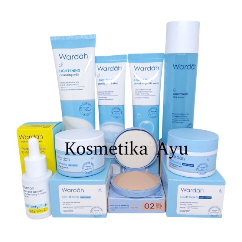 Paket Wardah Lightening Murah/ Wardah Paket Pencerah/ Wardah Paket Hemat/ Skincare Pemula