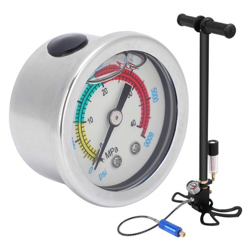 Manometer Besar Japan 6000PSI Manometer Besar Pompa Pcp Sparepart Pompa Pcp Premium Terbaik Berkuali