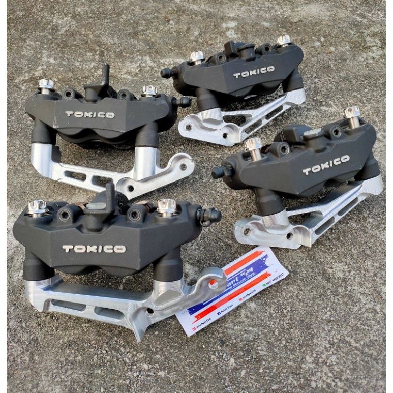 kaliper tokico set breket pnp ninja kaliper tokico copotan moge set breket pnp ninja set baut stanli