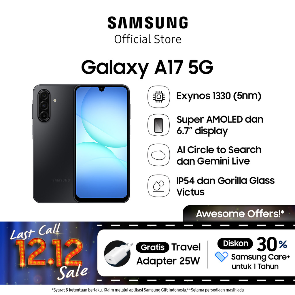 Samsung Galaxy A17 5G 8/256GB - Black