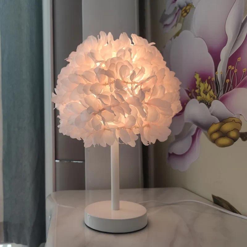 Bedroom Bedside Lamp Fog Fabric Table Lamp Wedng Lighting Lamp