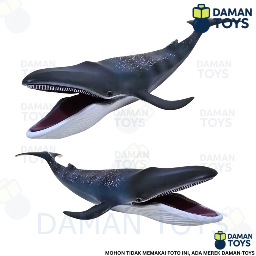 Mainan Ikan Paus Biru Buka Mulut Hiu Shark Mainan Laut