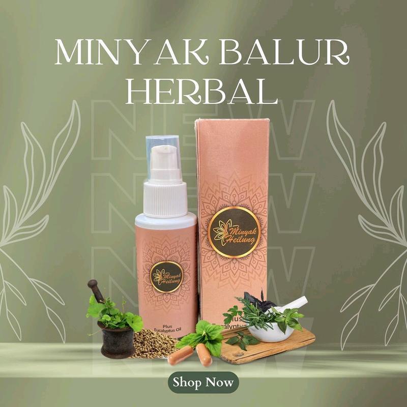 Heilung Oil Minyak Balur Herbal Atasi Nyeri Sendi