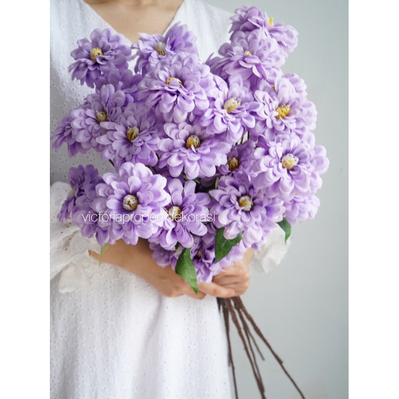 Bunga Artificial Dekorasi Bunga Mexico 4 Kuntum Bunga Artificial Dekorasi