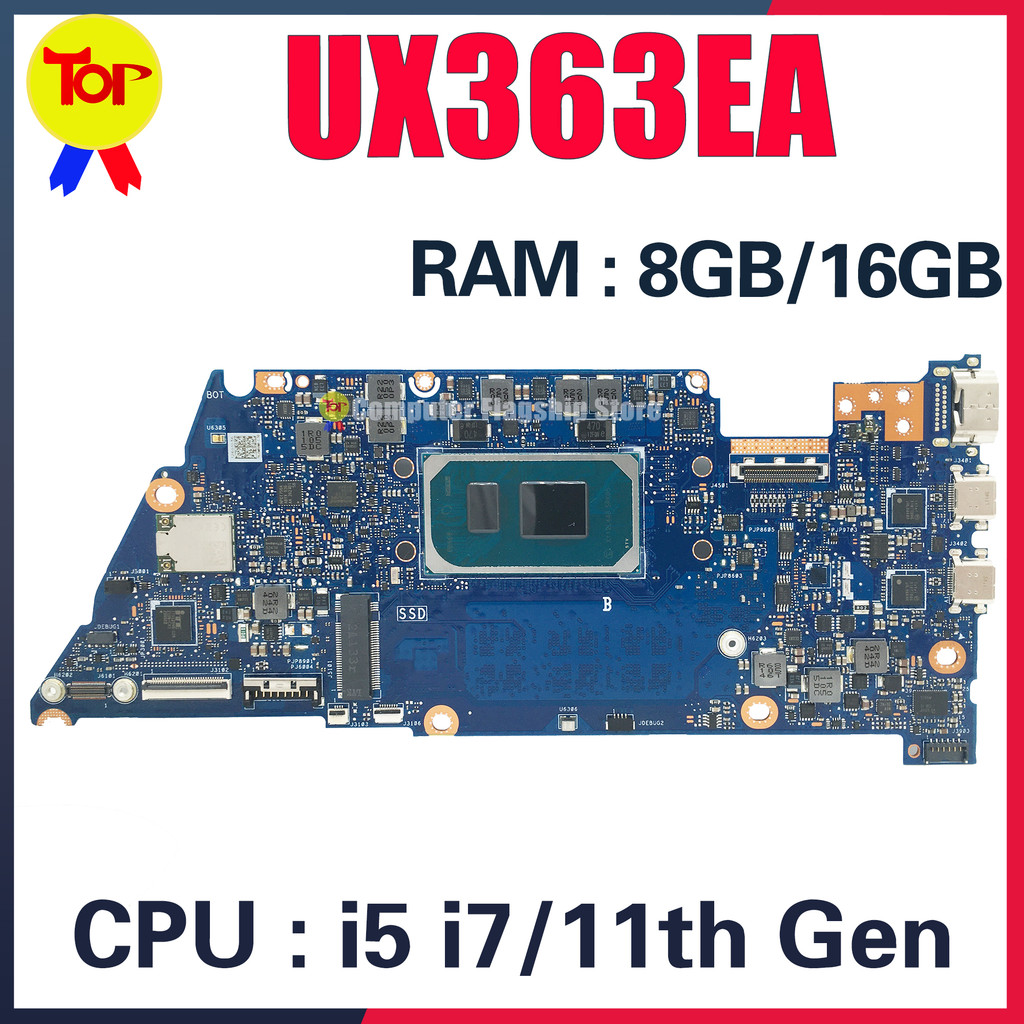 UX363EA Mainboard For ASUS Zenbook Flip 13 OLED UX363E BX363EA RX363EA Laptop Motherboard i5 i7 11th