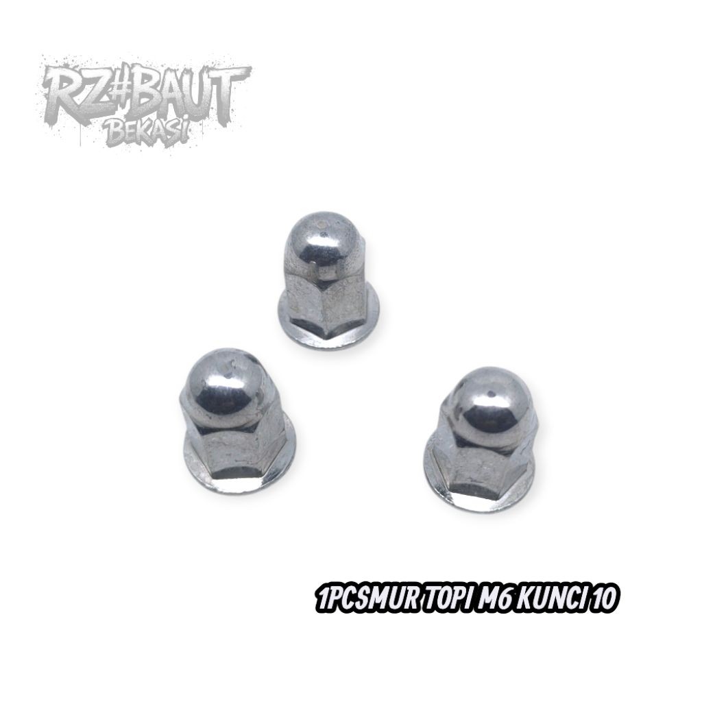 MUR TOPI M6 DRAT KUNCI 10 STAINLESS