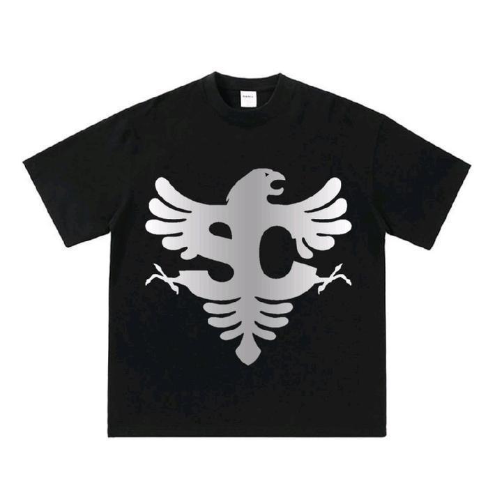 (COD) KAOS TSHIRT SNSB X CALLE DE LARACHE LOGO - HITAM, S