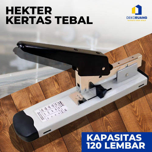Staples Besar Kapasitas 120 lembar Stepler Kertas Tebal Staples Jilid Buku Stapler Heavy Duty Hekter