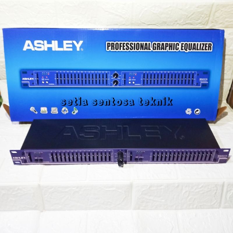 EQUALIZER ASHLEY MQX215 / MQX 215 + Subwoofer Ashley Mqx215 Equalizer
