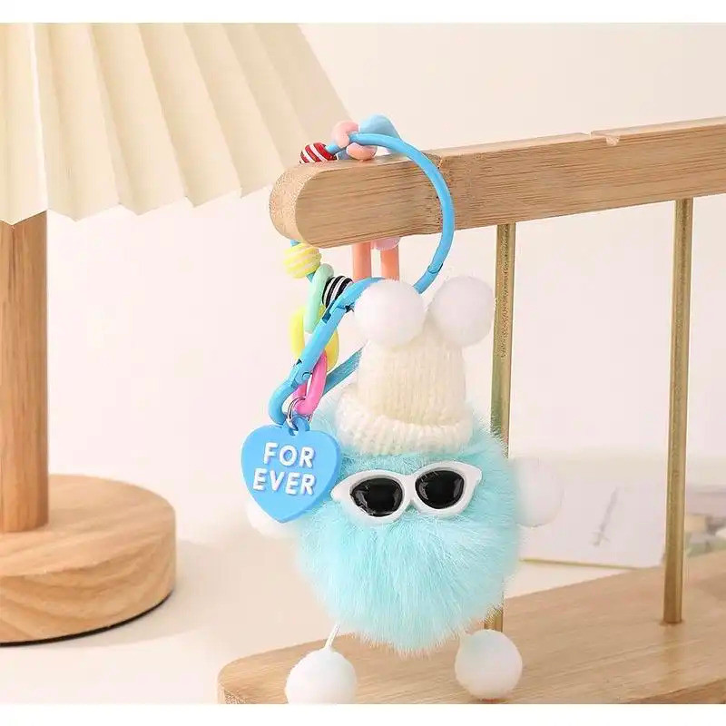 Gantungan Tas Boneka Bola Arang Lucu Estetik L5LV