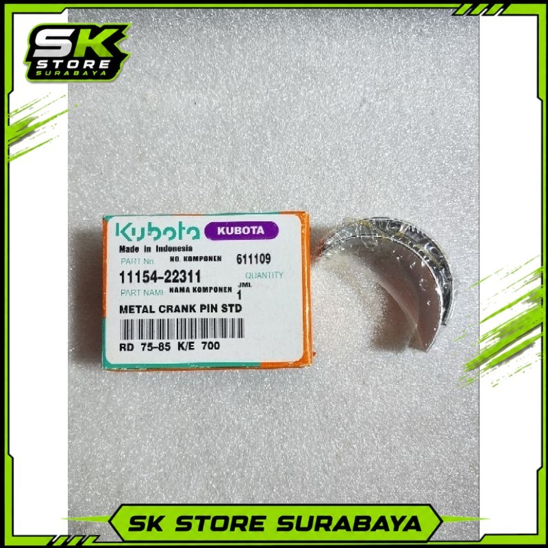 Metal Jalan Crank Pin Kubota RD 85 Original
