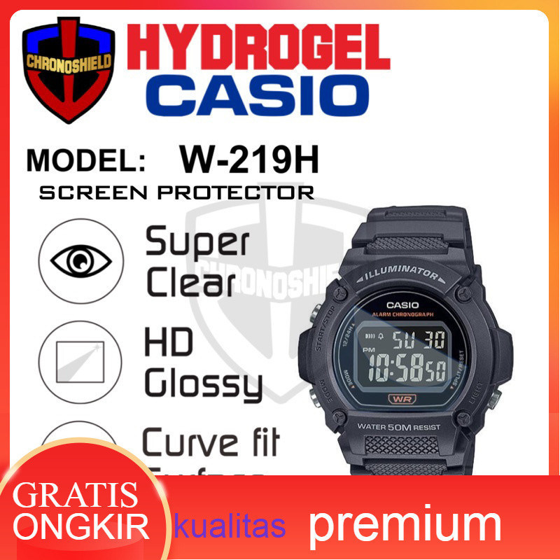 Antigores Jam Tangan Casio W219H W 219h Hydrogel