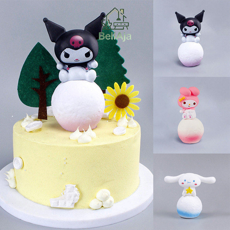 Dekorasi Kue Anak-Anak Sanrio Dekorasi Kue Panggang Boneka Duduk Dekorasi Kue