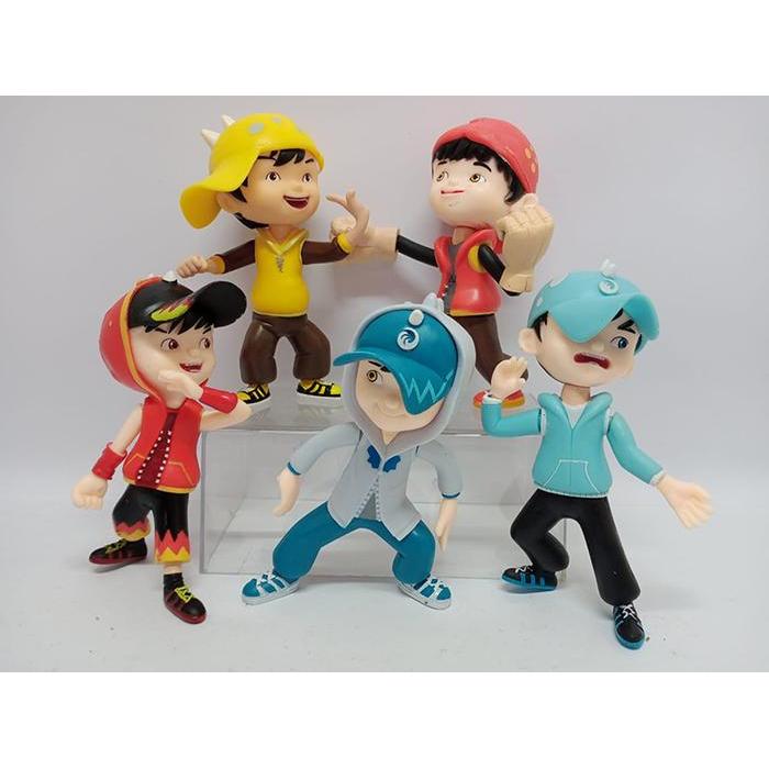 PROMO Action Figure/Figure/Mainan/Topper Kue Boboiboy Set 5 Terbaru Murah - Boboiboy Ice