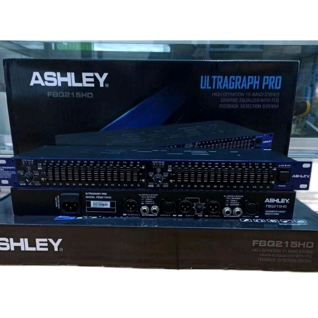 Equalizer Ashley FBQ 215HD EQ with Feedback Detection