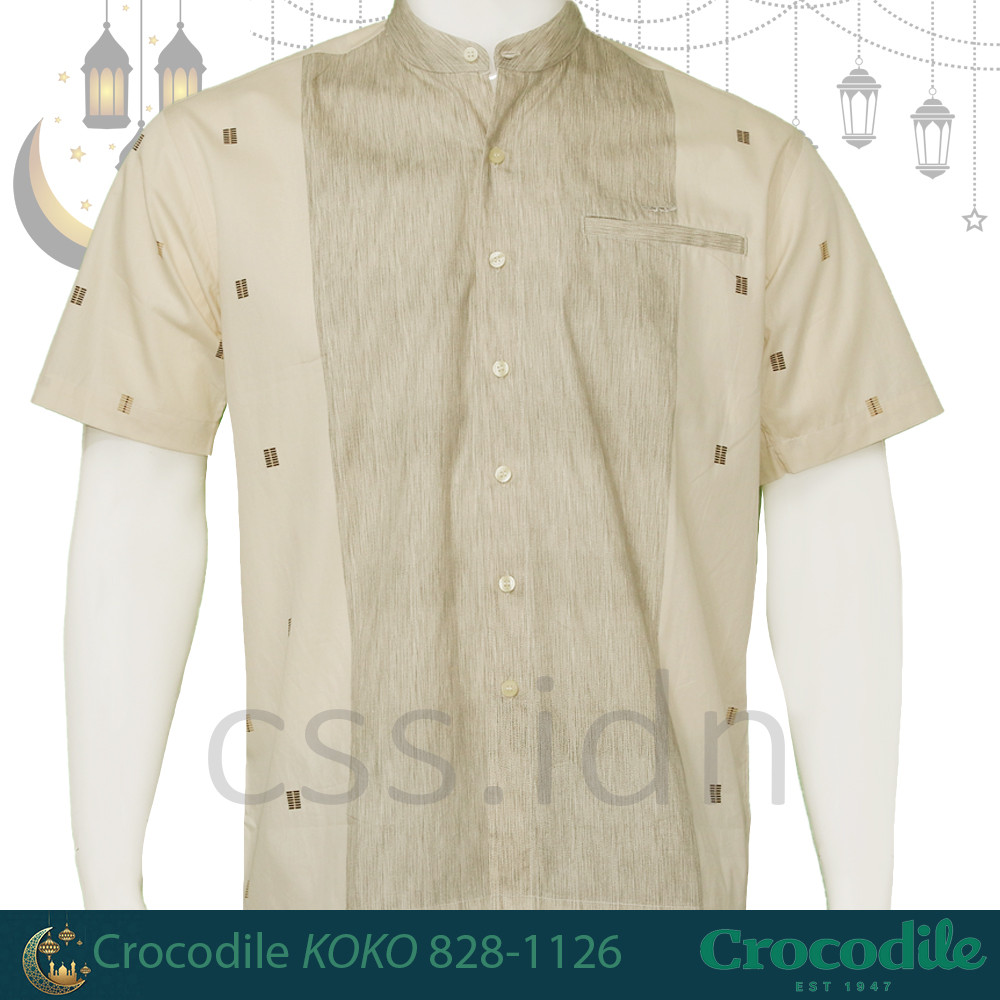 Kemeja KOKO Pria Lengan Pendek Crocodile 828-1126