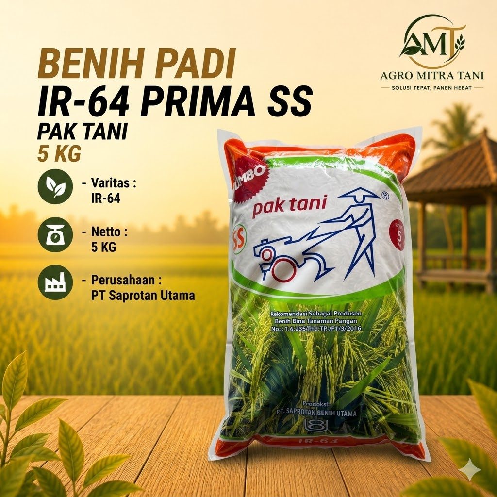 BENIH PADI IR-64 PRIMA SS PAK TANI 5 KG