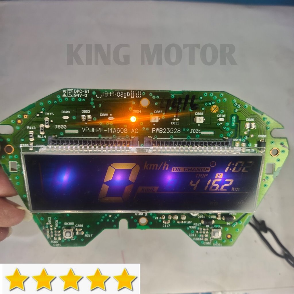 Mesin Spedometer Digital Remot Vario 125 Non iss LCD Spedo All New Vario 125 150 160 Tahun 2018 Keat