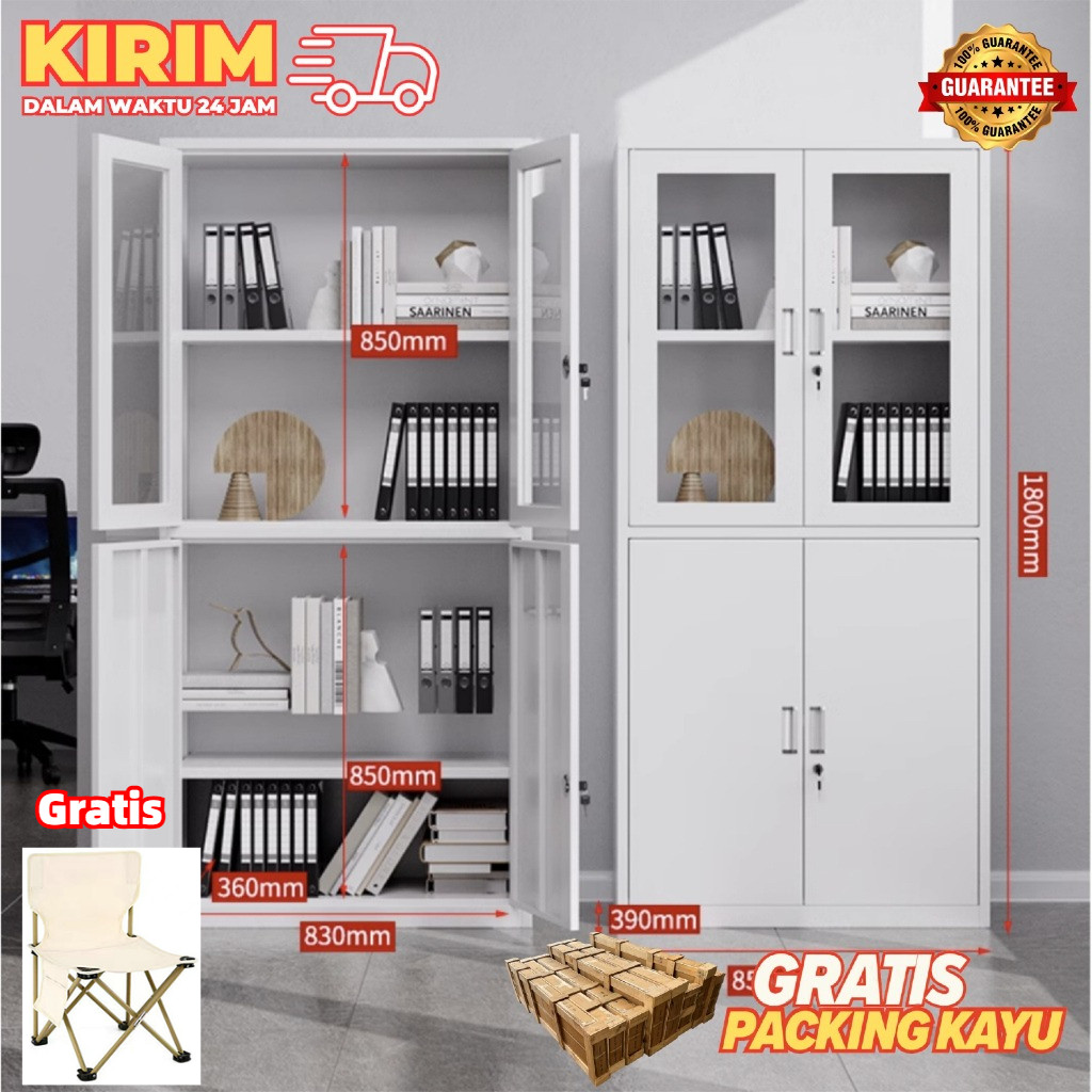 Beli lemari gratis kursi-Lemari Arsip Tebal/Lemari Arsip Besi Murni/Lemari Arsip Kaca Kantor