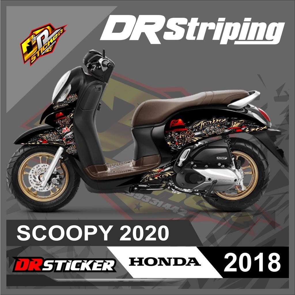 2018 Striping Scoopy New 2020 - Striping Scoopy Desain Jerink