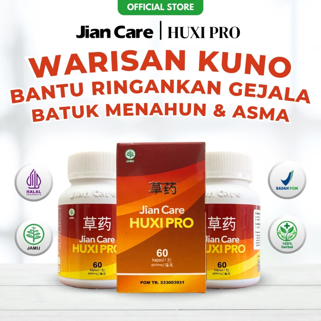 Jian Care Huxipro - Obat Cina Herbal Untuk Meredakan Masalah Pernapasan Tbc Batuk Menahun By Dragon