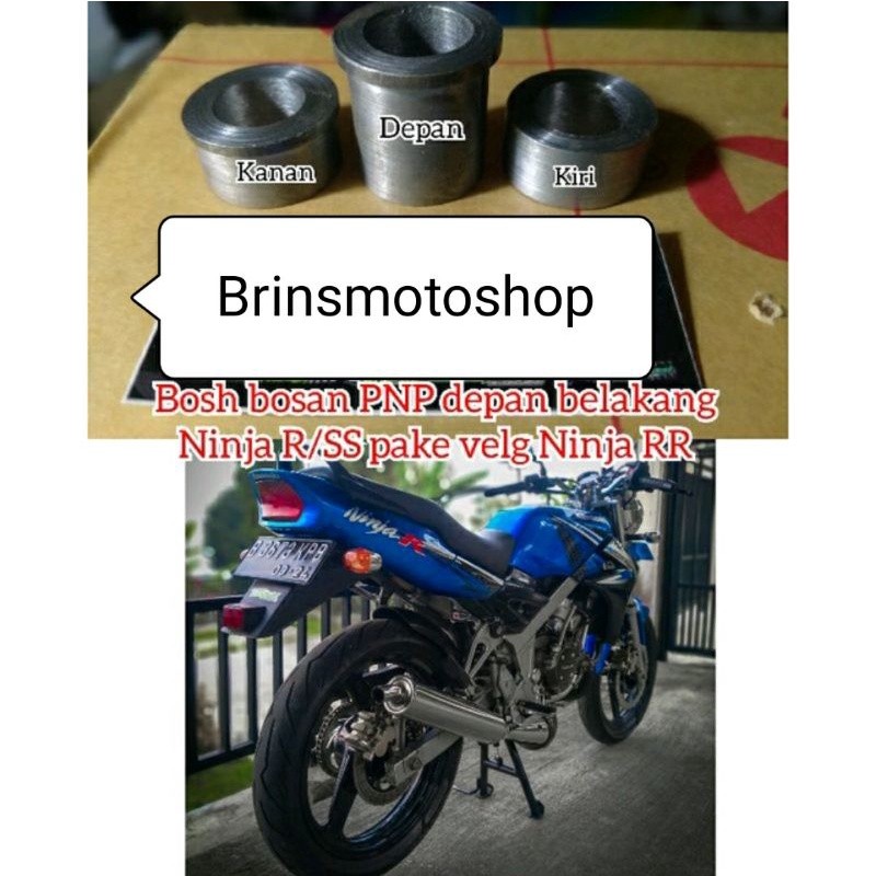 Bosh / Boshing Luar Velg Standar Ninja RR Original / Vnd/ / Vrossi / Rcb / Pnp Ninja R Ss depan bela