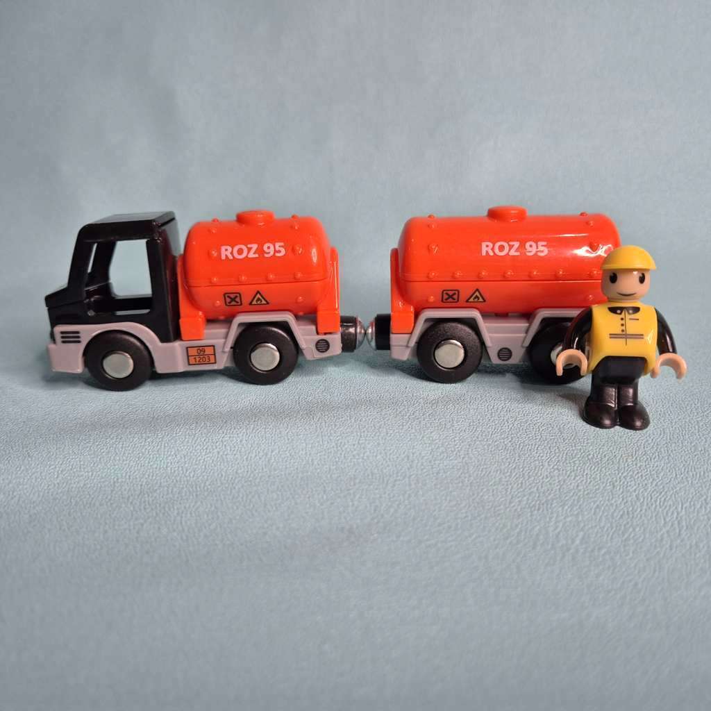 ZQANT88SR Mainan Truk Tanki gandeng sambungan magnetic kompatibel kereta track rel kayu