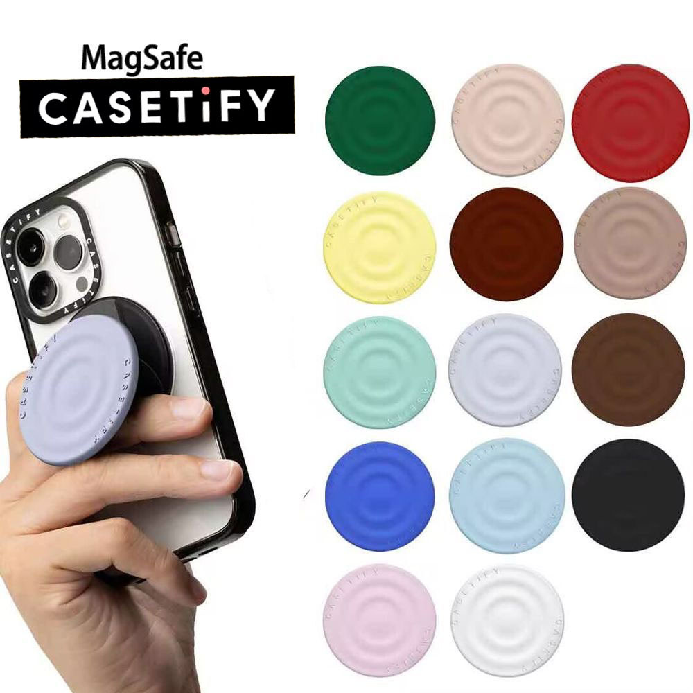 New Casetify Drop Proof New High Quality Super Magsafe Magnetic Color Ripple Stand for IPhone Univer