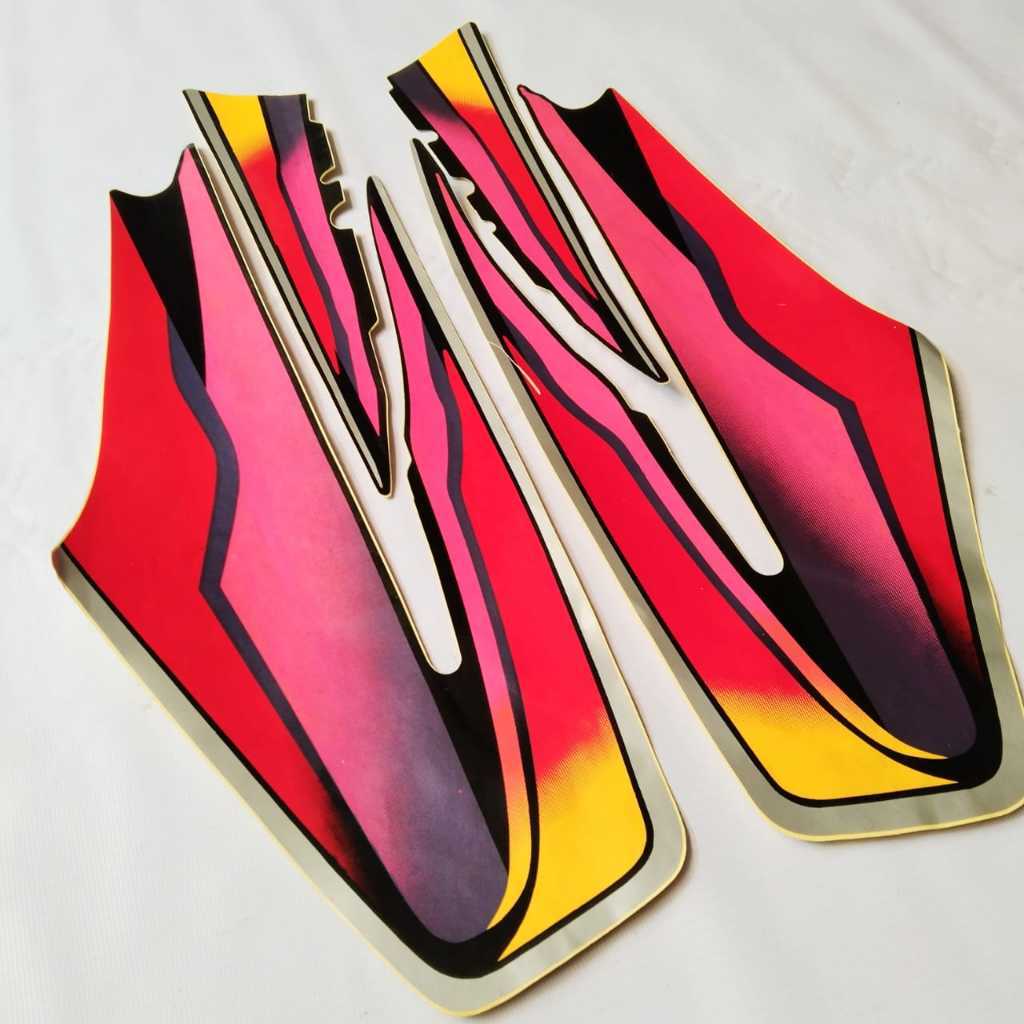 SET STICKER BODY STRIPING BODY MOTOR   YAMAHA RX KING 1999 -NEW OLD STOCK-