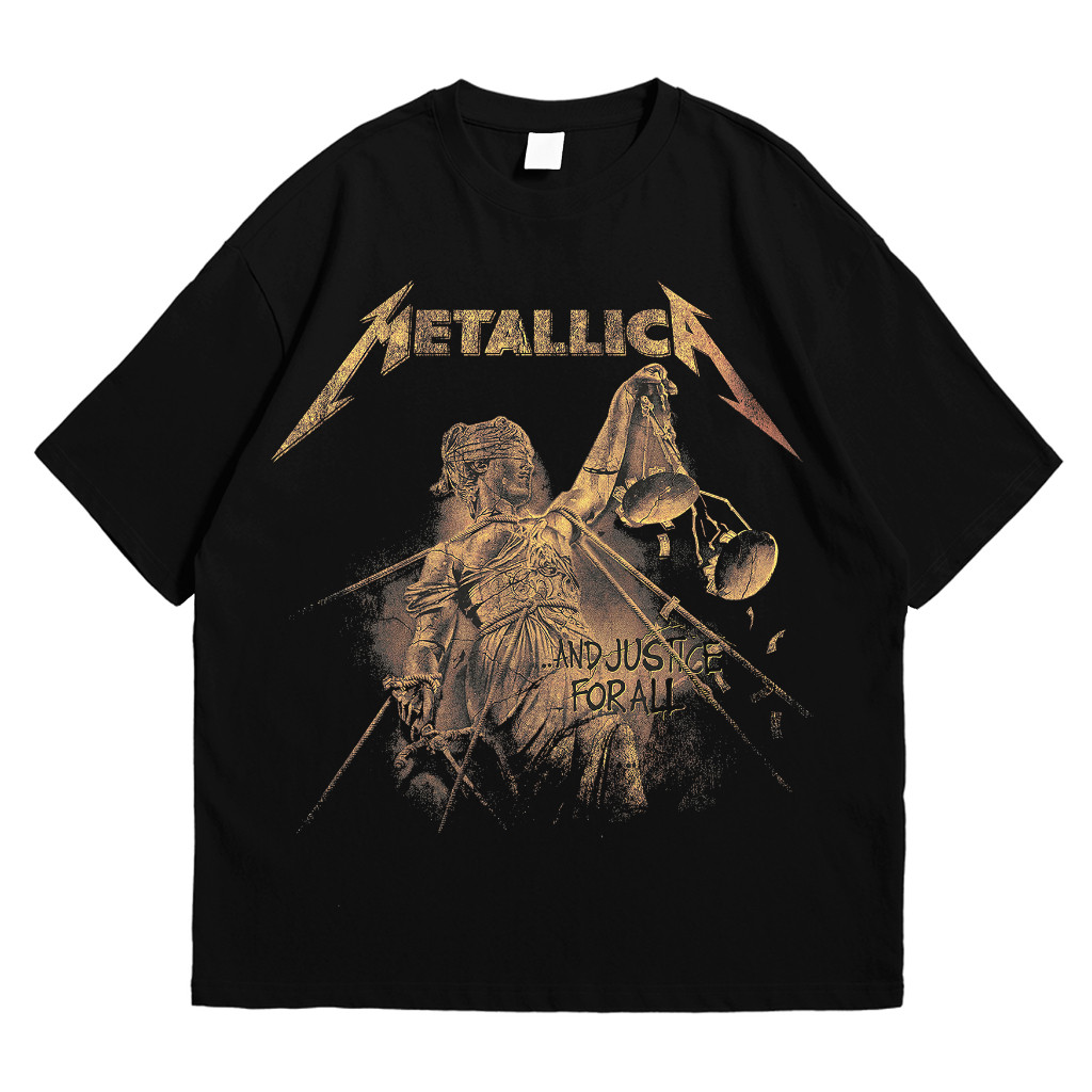 Kaos Metallica Vintage 90-an Katun Combed 24s