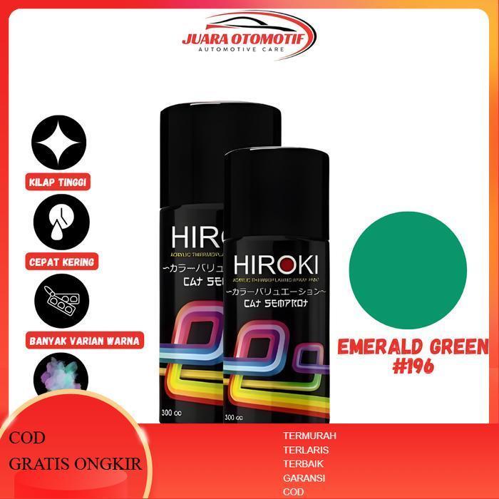 Pilox Cat Semprot Hiroki 300 CC - 196 Emerald Green - 196 Emerald Green