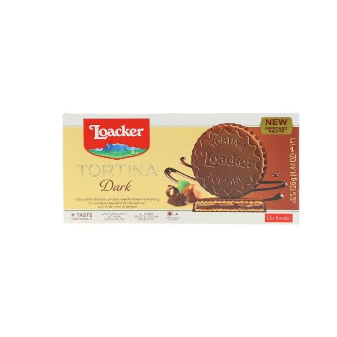 Loacker Wafers Dark Chocolate Tortina 126g Australia