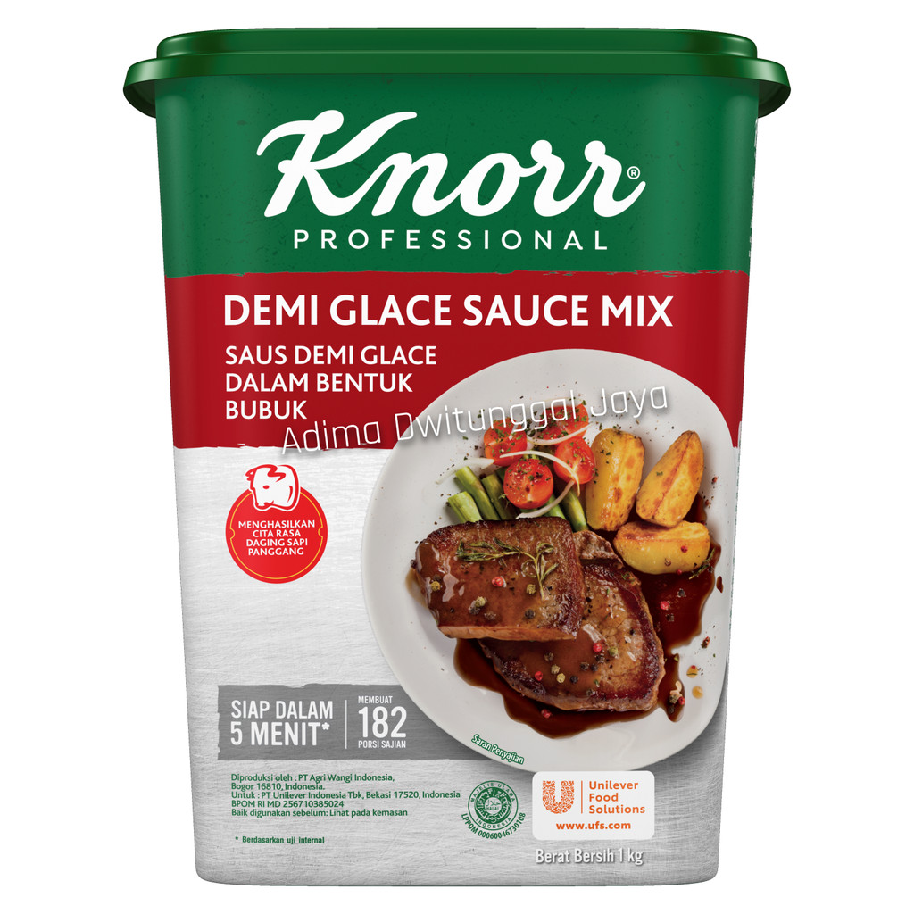 Saus Demi Glace 1kg Knorr / Knorr Tub Demi Glace/ Bumbu Penyedap/Saus