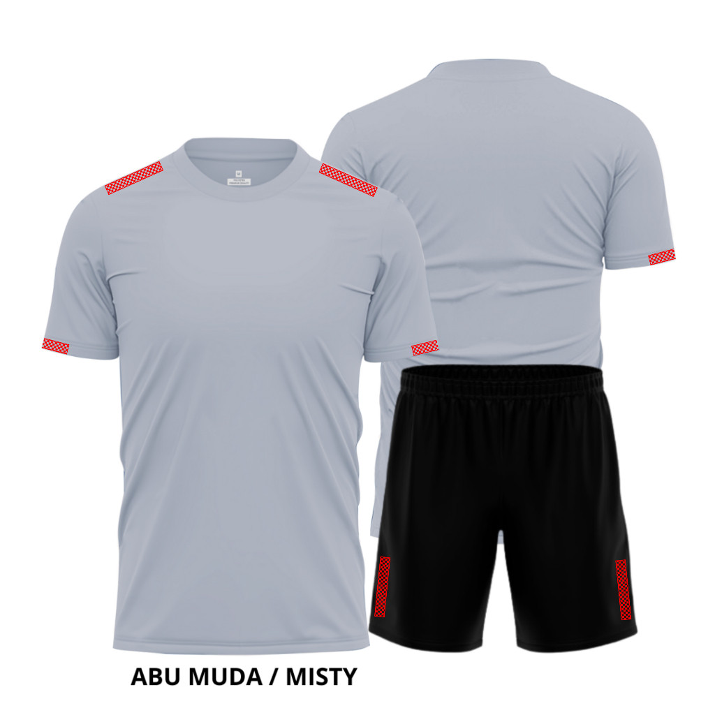 VOLNEX Sport Set olahraga Dri Fit Milano Kaos dan Celana Pria Wanita Dewasa SET PL018