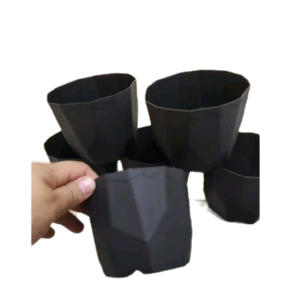 Pot Tanaman Hias 8 cm / Pot Permata 8 cm / Pot kecil / Pot benih / Pot unik / Pot plastik / Pot Deko