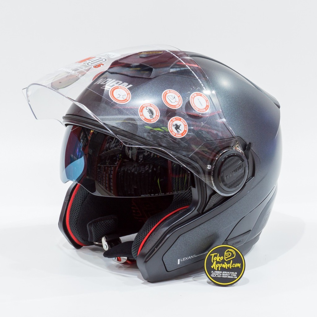 PROMO Helm Nolan N40.5 Spesial Black Graphite 009  Helm Half Face Nolan