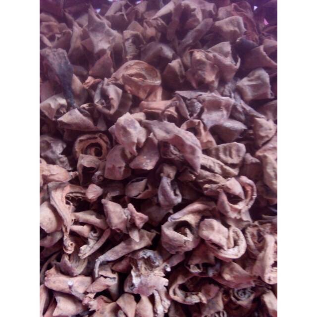 KULIT  BIJI PALA / CANGKANG PALA KERING JEMUR MATAHARI  500g