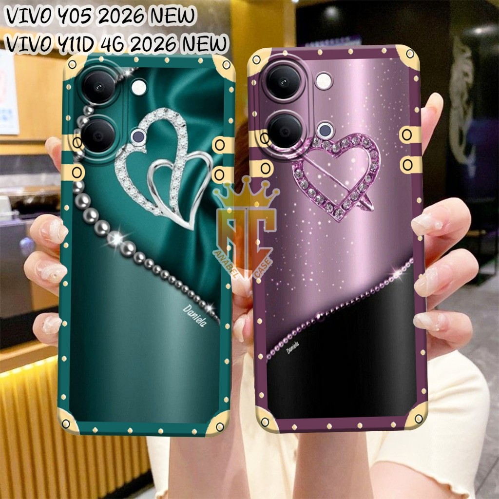 [AN] Case Hp Vivo Y05 2026 - Y11D 4G 2026 Softcase Procamera Kekinian Motif Lovely Bingkai [VIVO21]