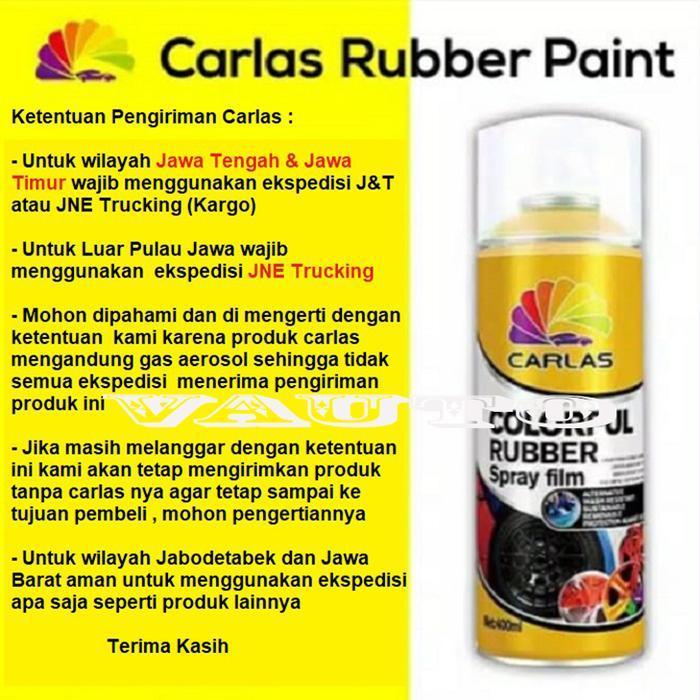 Rubber Paint Carlas Cat Semprot - C4 BLACK DOFF