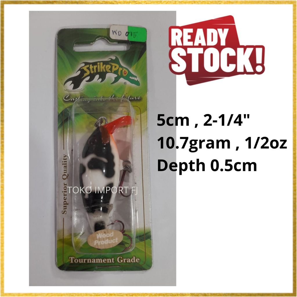 Umpan Pancing Ikan LURE STRIKEPRO FAT CAT 55 5cm 10.7gram - Lure Casting Umpan Pancing Umpan Ikan Lu