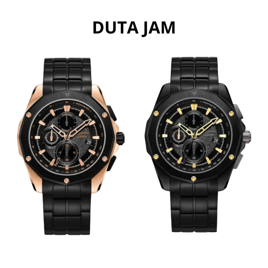 JAM TANGAN PRIA ALEXANDRE CHRISTIE AC6663 AC 6663 MCB ANALOG CHRONOGRAPH STAINLESS STRAP