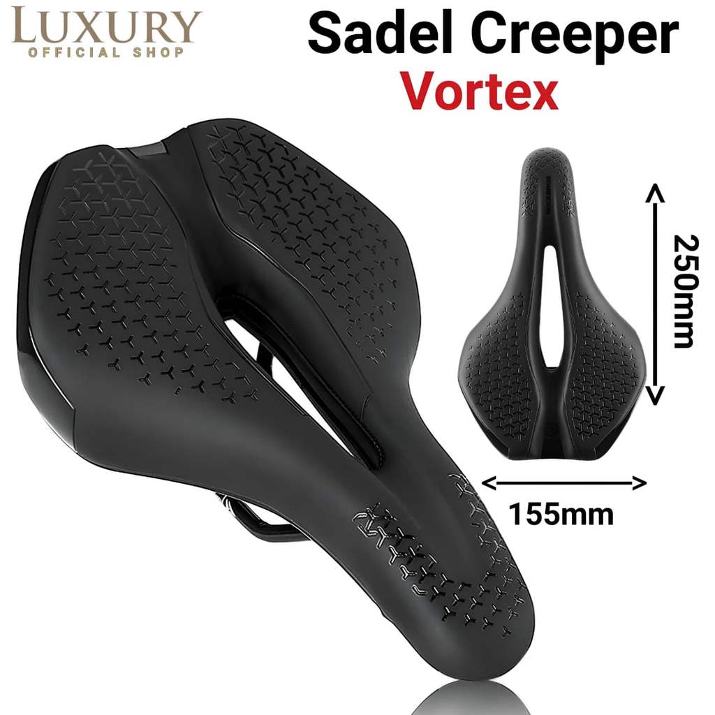 NEW Sadel Jok Sepeda Saddle MTB Road Bike Empuk Foam Statis Elektrik CREEPER Vortex