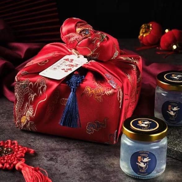 HAMPERS CNY IMLEK - NYONYA WALET BIRD NEST SARANG WALET PREMIUM BOX 4 - BUNDLE