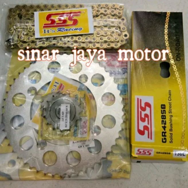 gear set sss 428 klx 150. klx bf 150. dtracker 150 full sss