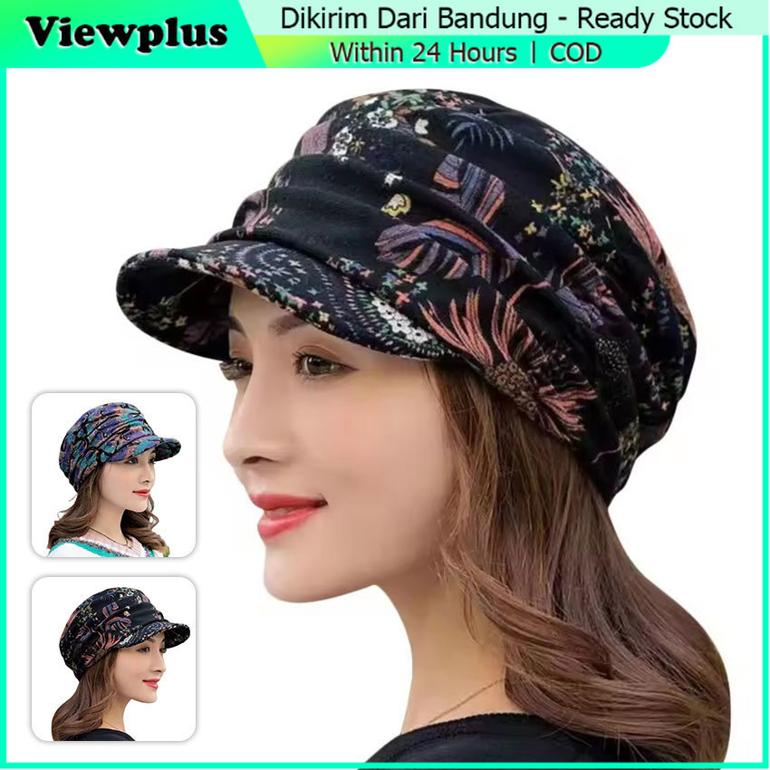 Kerpus Ibu Ibu Ciput Rajut Nenek Premium Terbaru - Topi Ciput Turban Nenek