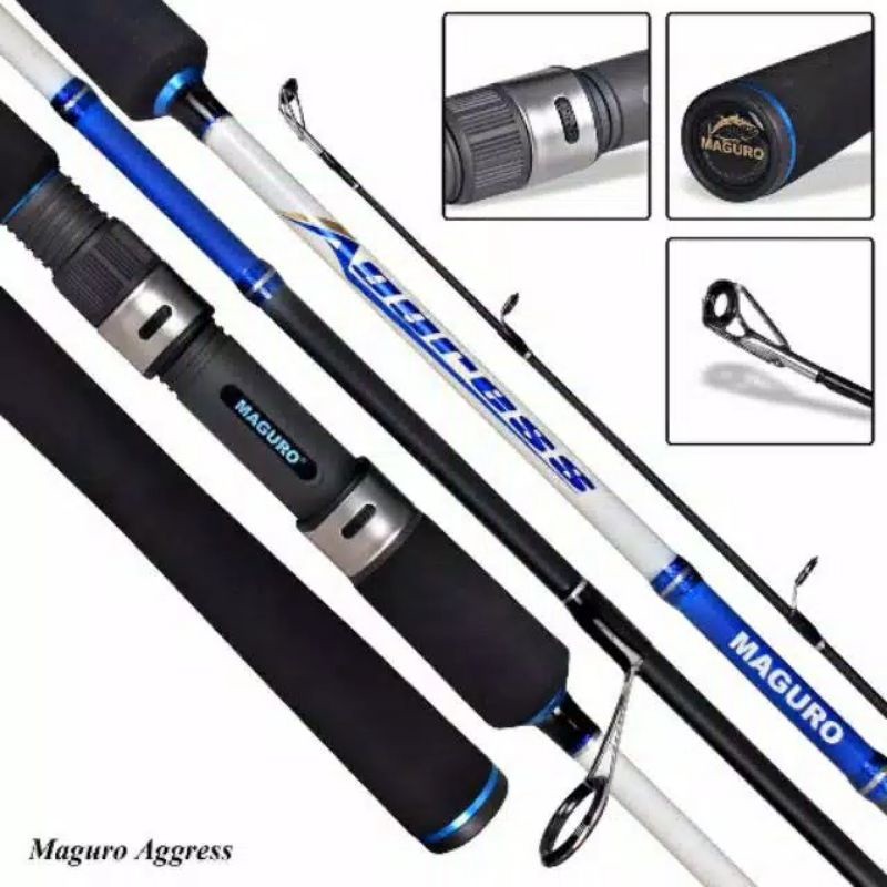 Joran Maguro Aggress | Ring full Fuji | Galatama | Lele | Mas | Patin | Sambung 2 | Silahkan pilih