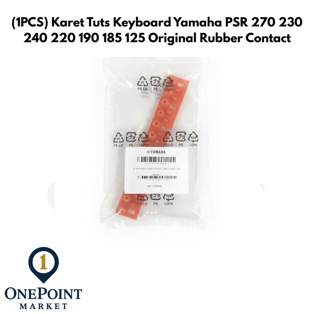 (1 PCS) Karet Tuts Keyboard Yamaha PSR 270 230 240 220 190 185 125 Original Rubber Contact