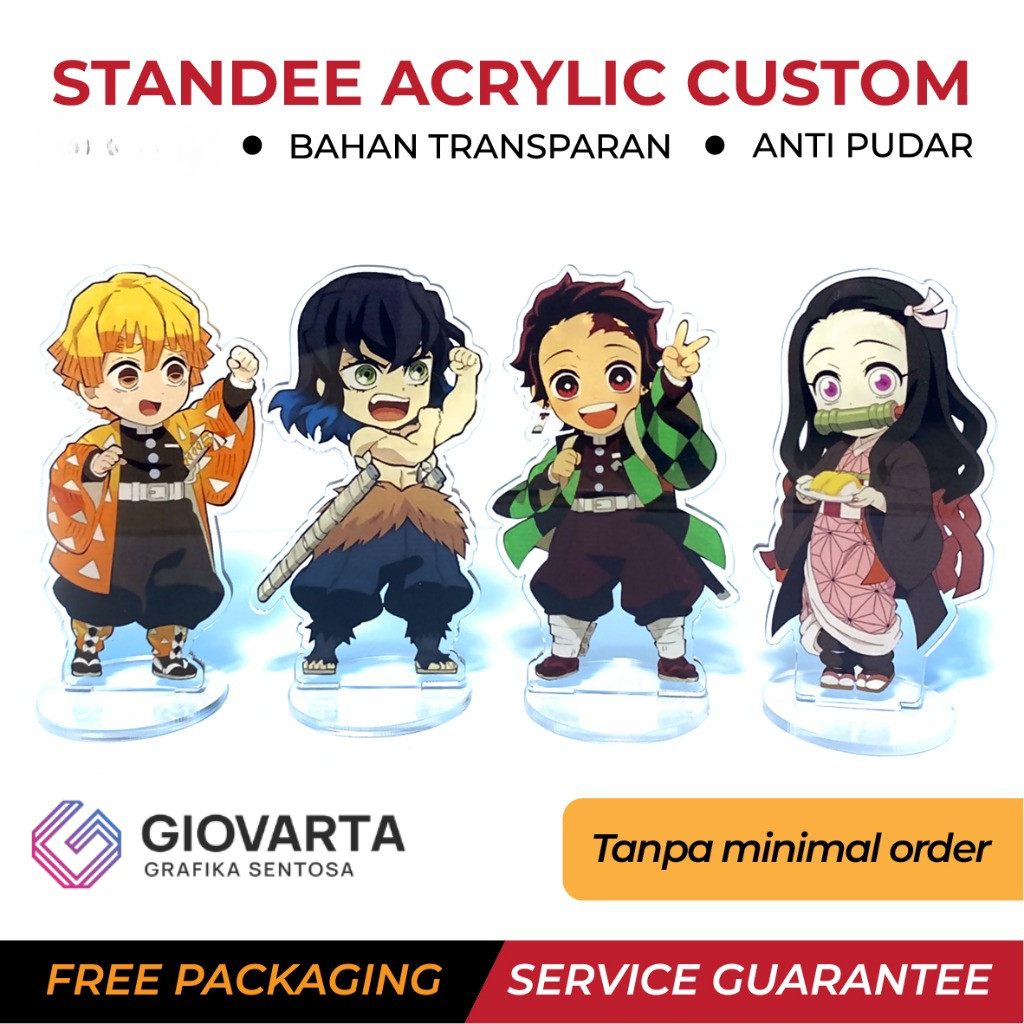 Standee Akrilik Custom | Custom Acrylic Standee