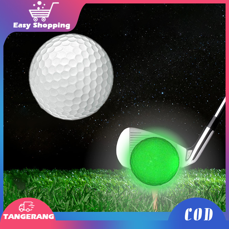 Bola Golf Lampu Super Terang Bola Golf Malam Glow Peralatan Golf Led Golf Balls