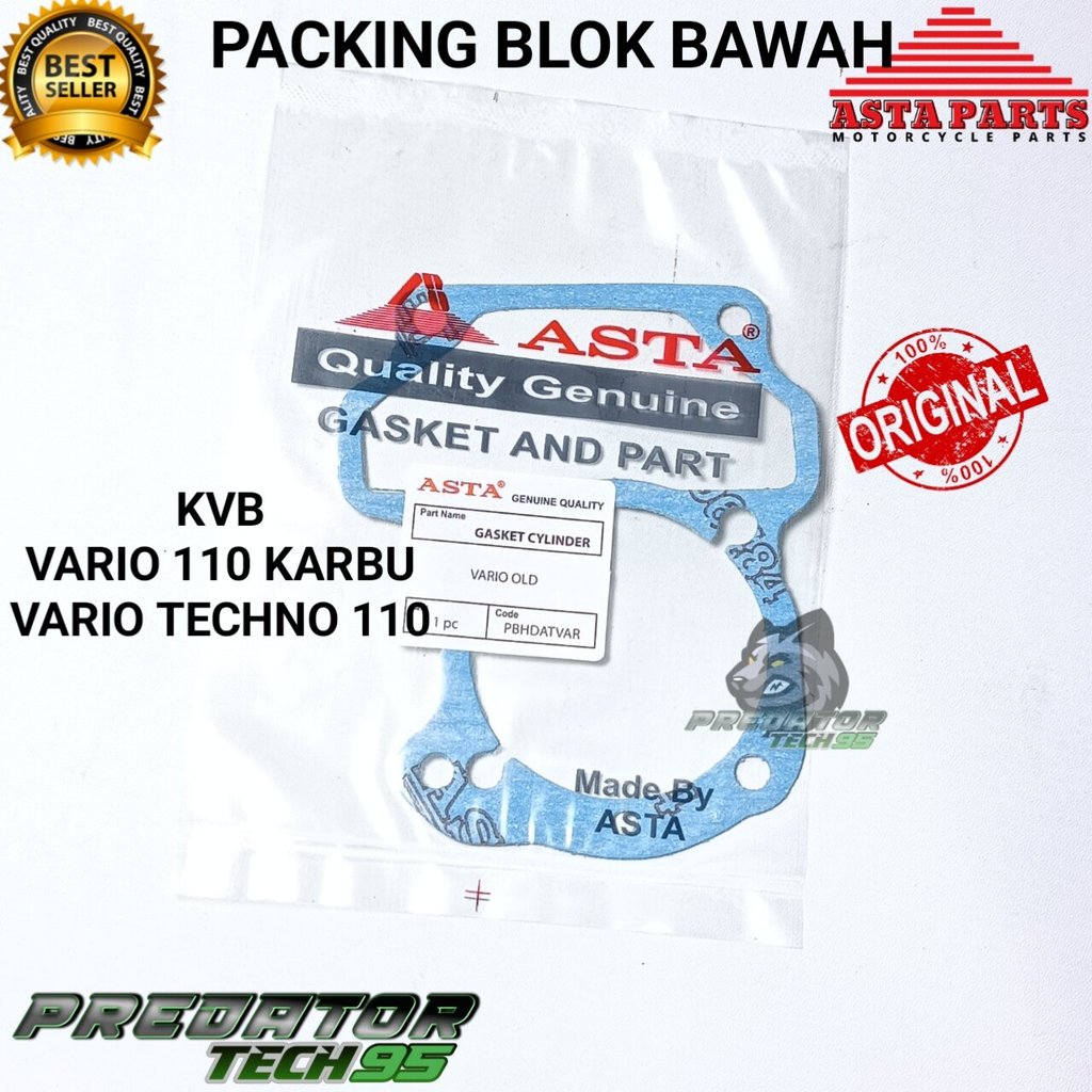 PAKING GASKET BLOK BORING BAWAH ASTA KVB VARIO 110 KARBU VARIO TECHNO 110